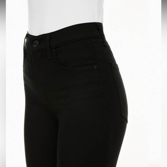 Denim Forum Size 23 Black Skinny Jeans - Picture 6 of 8